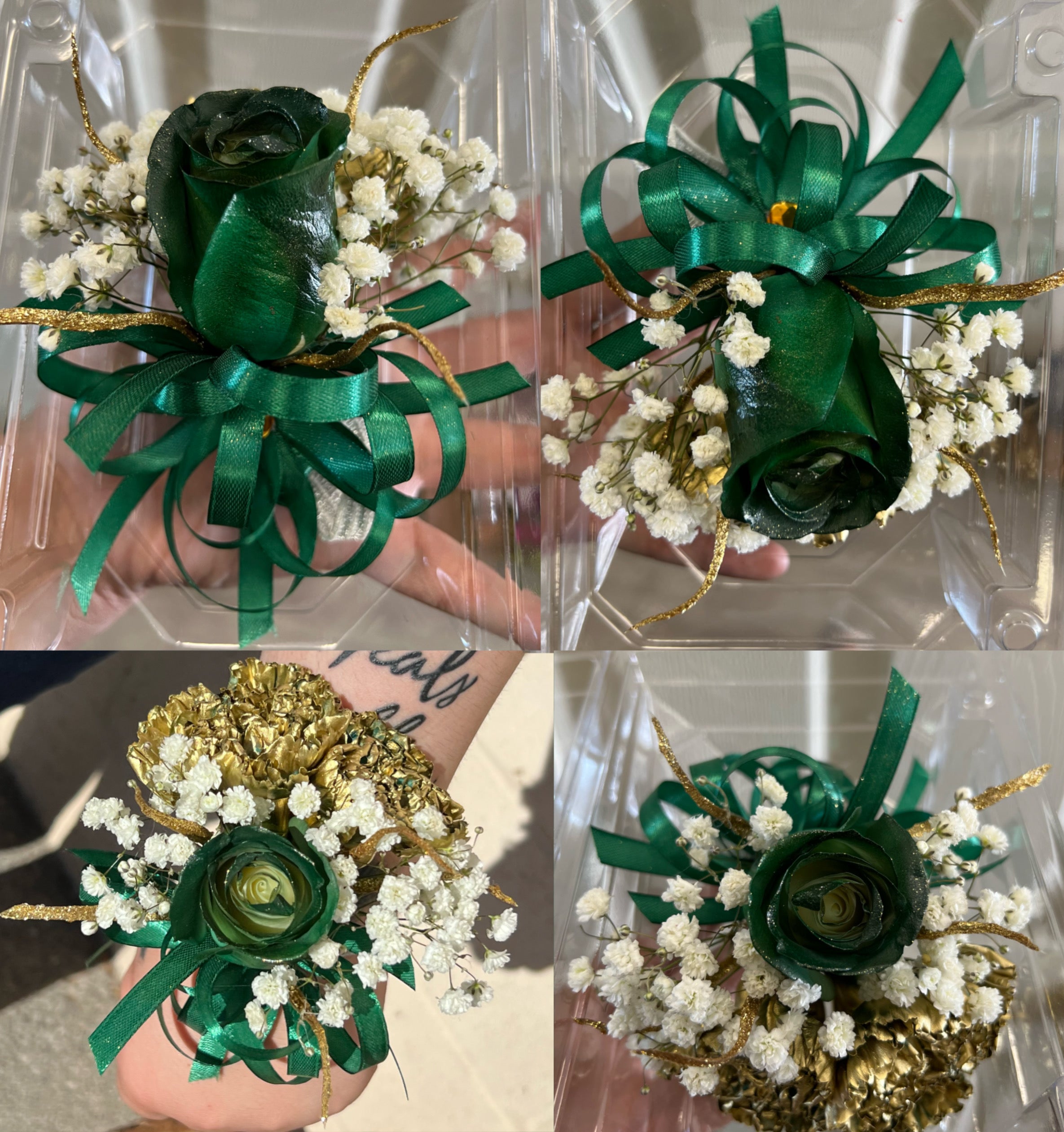 Emerald Green Prom Flowers