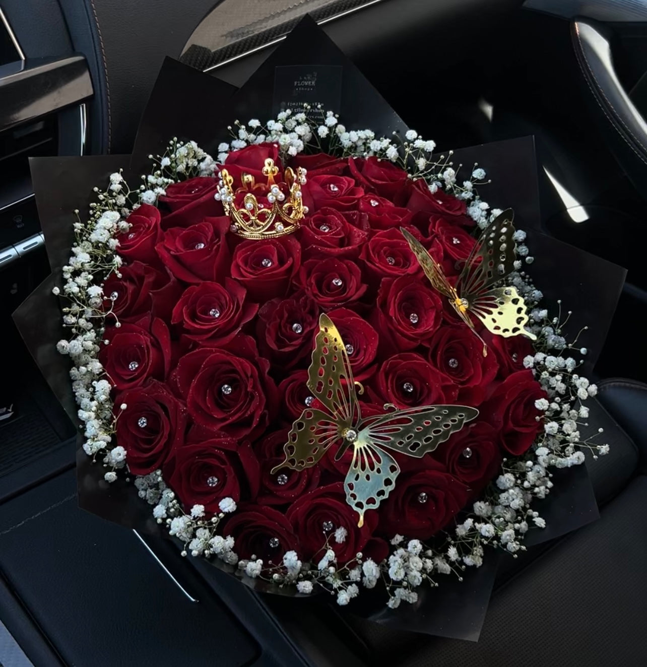 36 Rose My Queen Bouquet – L & G FLOWER SHOP, Las Vegas NV