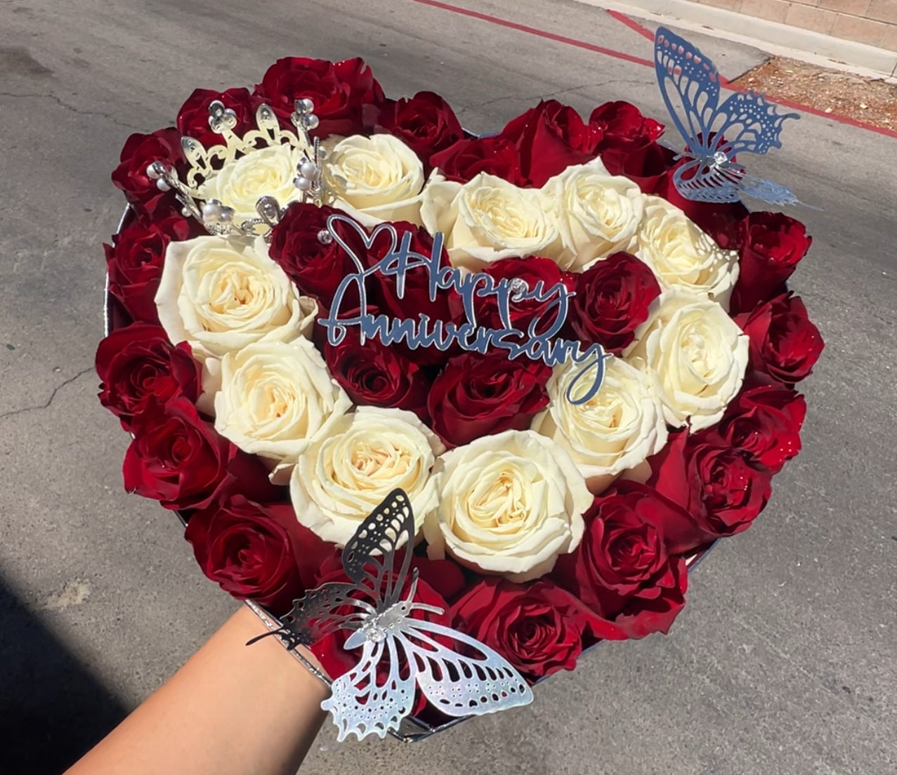 36 Rose Anniversary box – L & G FLOWER SHOP, Las Vegas NV
