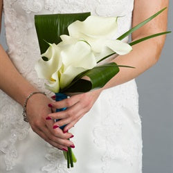 6 Calla Lily Hand Tied Wedding Bouquet – L & G FLOWER SHOP, Las Vegas NV