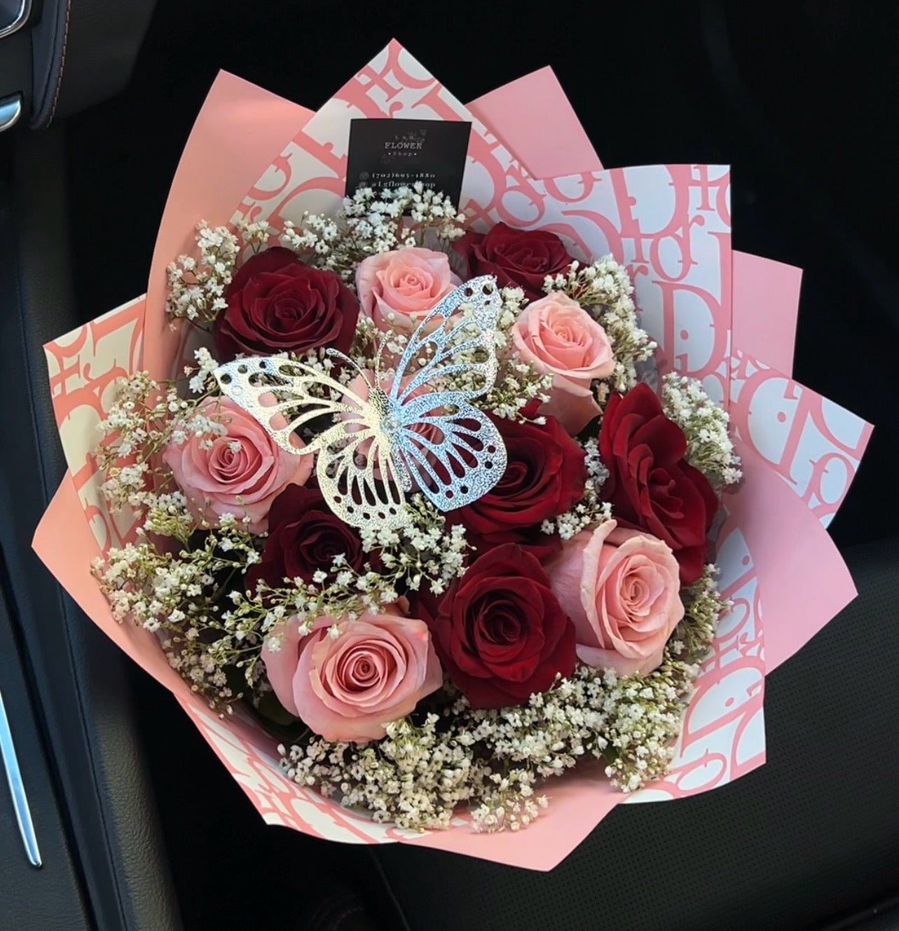 12 Rose Love Bouquet – L & G FLOWER SHOP, Las Vegas NV