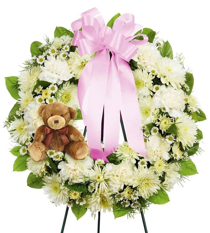 Small infant Wreath – L & G FLOWER SHOP, Las Vegas NV