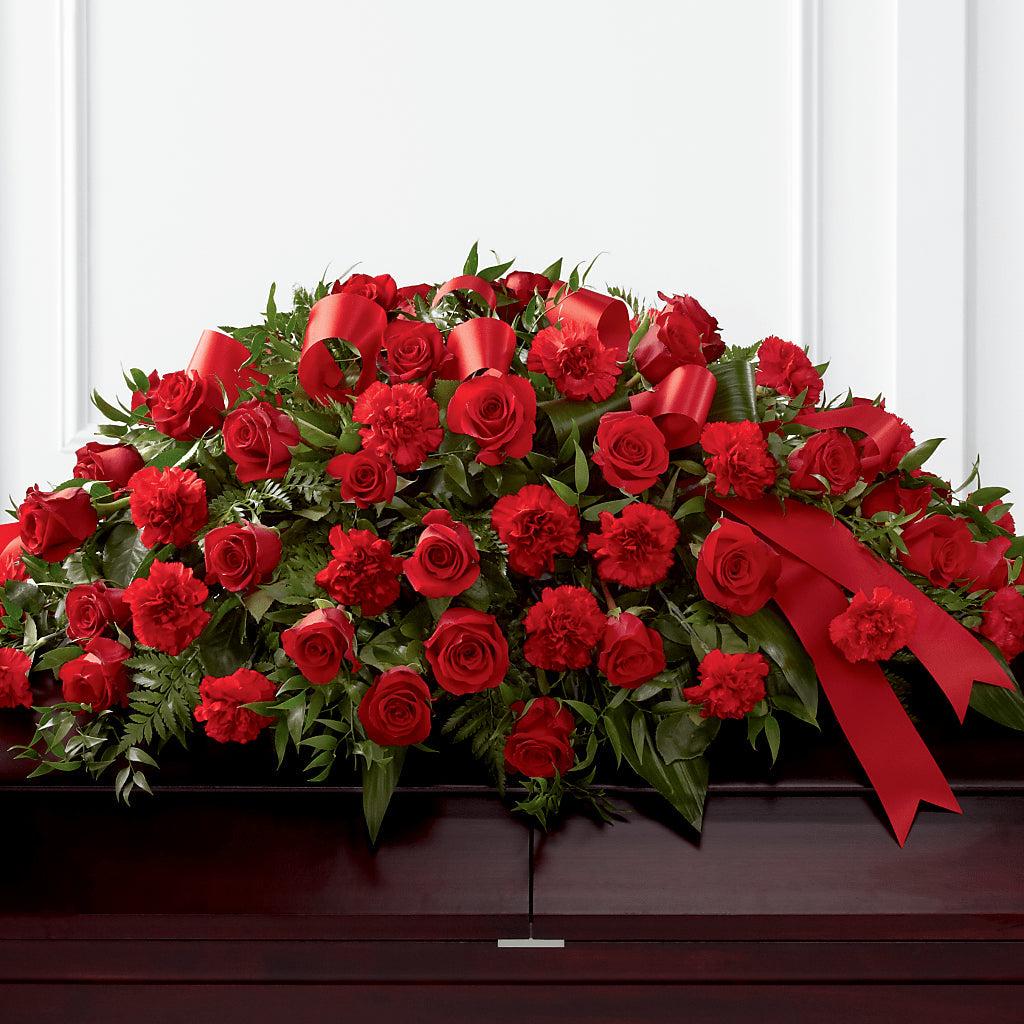 Tribute of Life Casket Spray – L & G FLOWER SHOP, Las Vegas NV