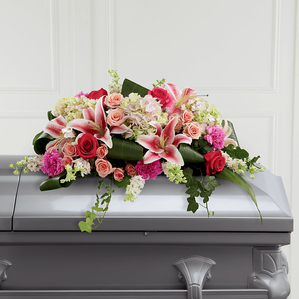 Splendid Grace Casket Spray – L & G FLOWER SHOP, Las Vegas NV
