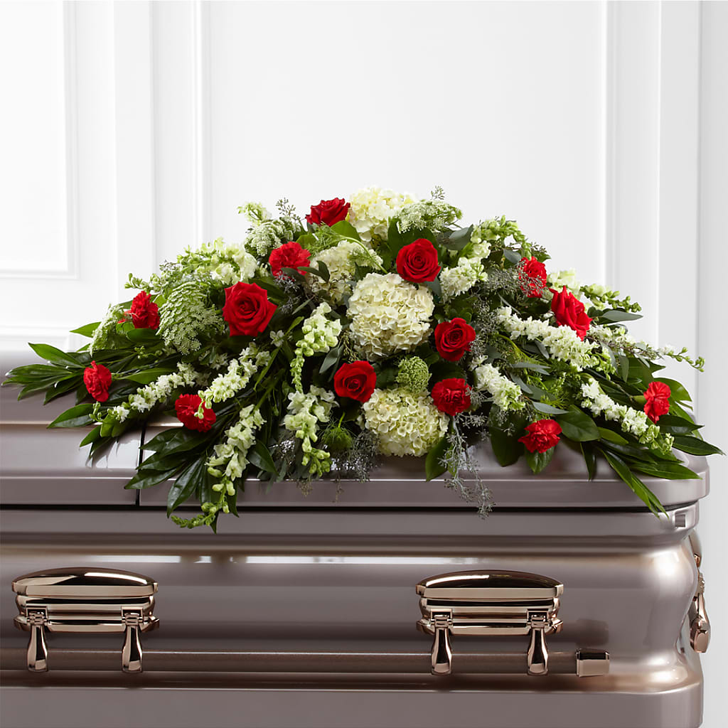 Sincerity Casket Spray – L & G FLOWER SHOP, Las Vegas NV