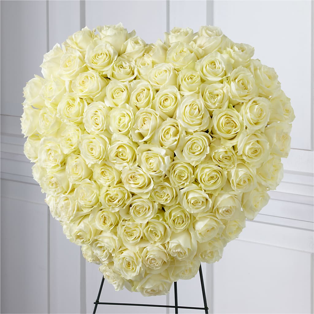 Elegant Remembrance Standing Heart – L & G FLOWER SHOP, Las Vegas NV