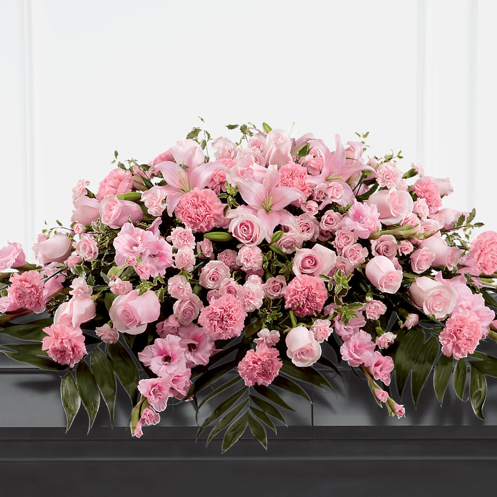 Garden of Comfort Casket Spray (Standard) – L & G FLOWER SHOP, Las Vegas NV