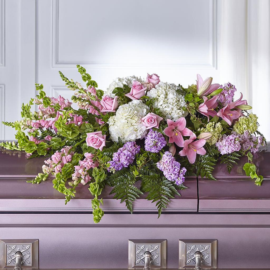 Life's Gratitude Casket Spray – L & G FLOWER SHOP, Las Vegas NV