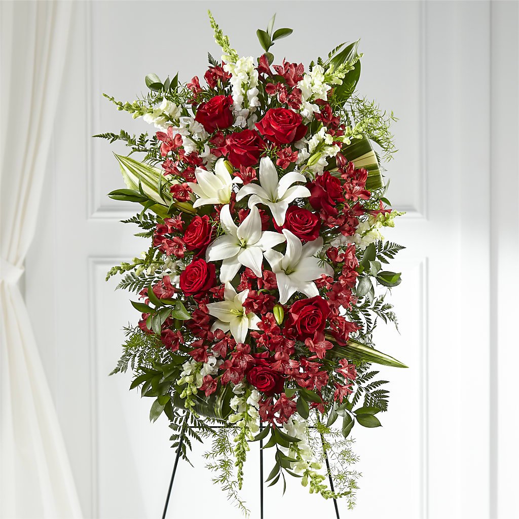 Everlasting Memory Standing Spray – L & G FLOWER SHOP, Las Vegas NV