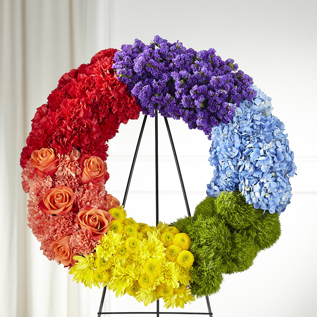 Circle of Love Wreath – L & G FLOWER SHOP, Las Vegas NV