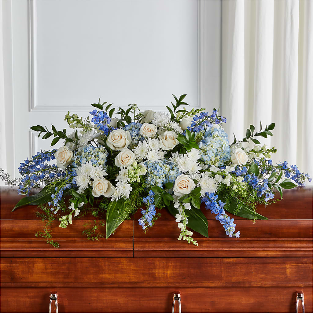Timeless Essence Casket Spray – L & G FLOWER SHOP, Las Vegas NV
