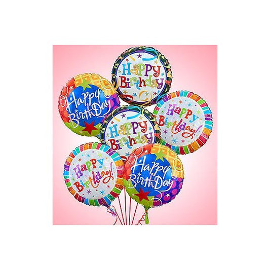 Air-Arrangement Happy Birthday Balloons