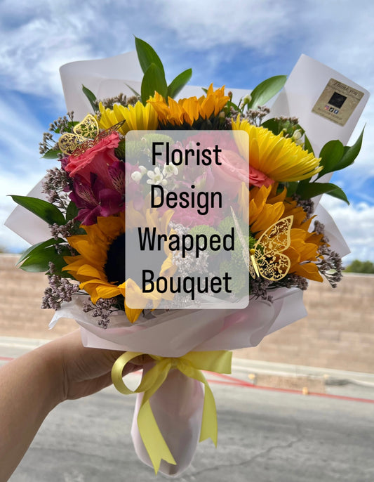 Mixed Wrapped Bouquet -Designers Choice