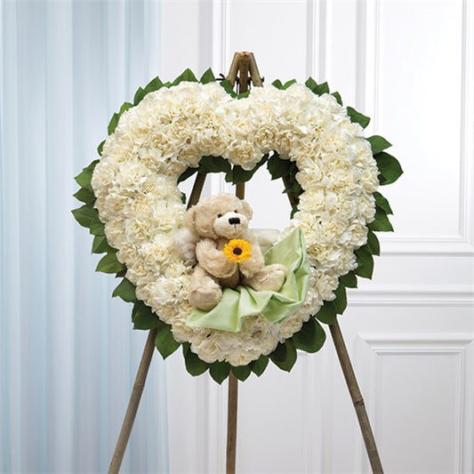 Infant Heart Wreath