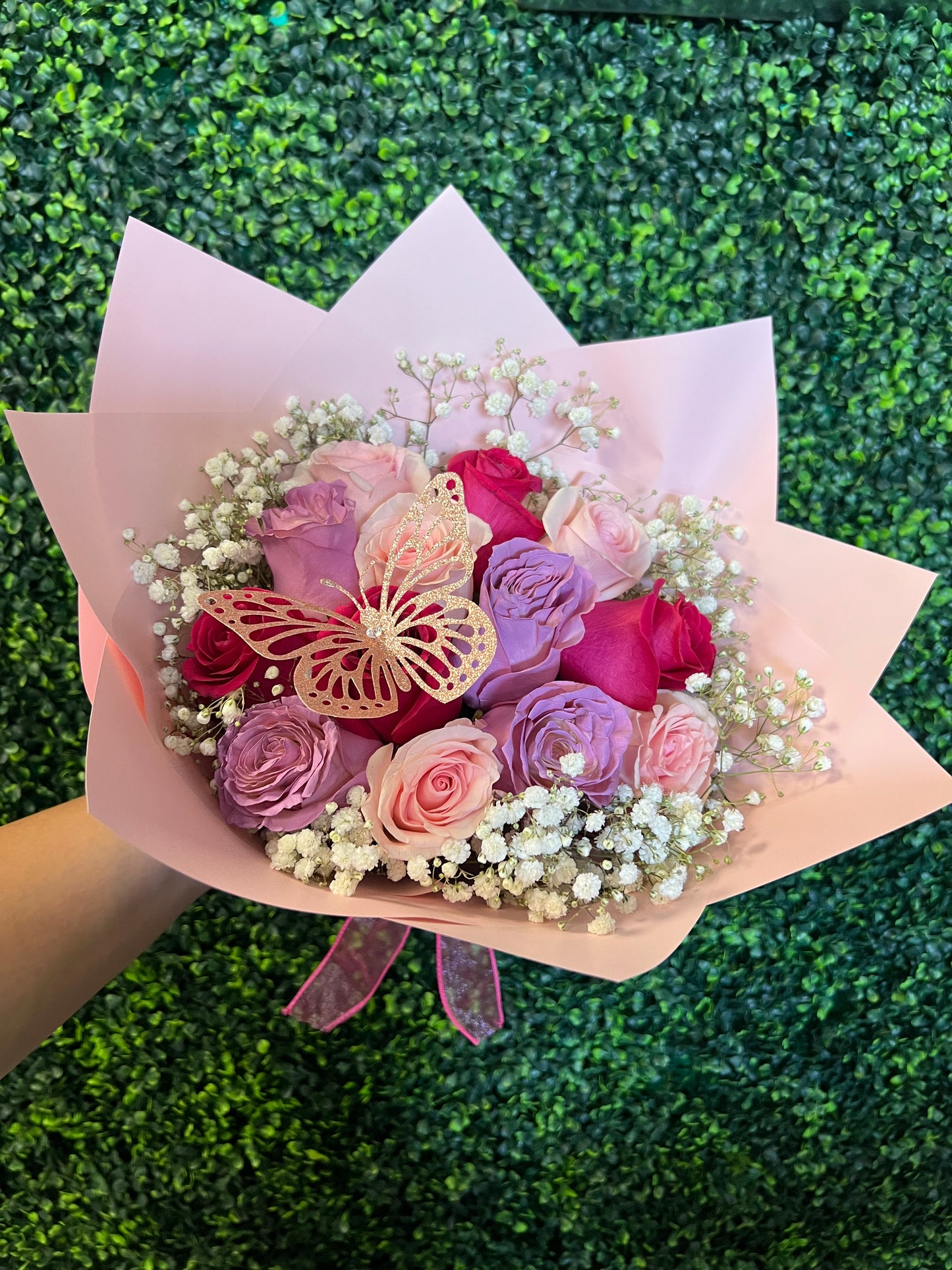 12 Rose Barbie Bouquet