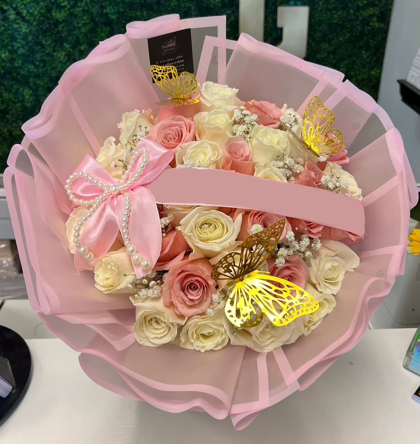 36 rose pastel dream bouquet